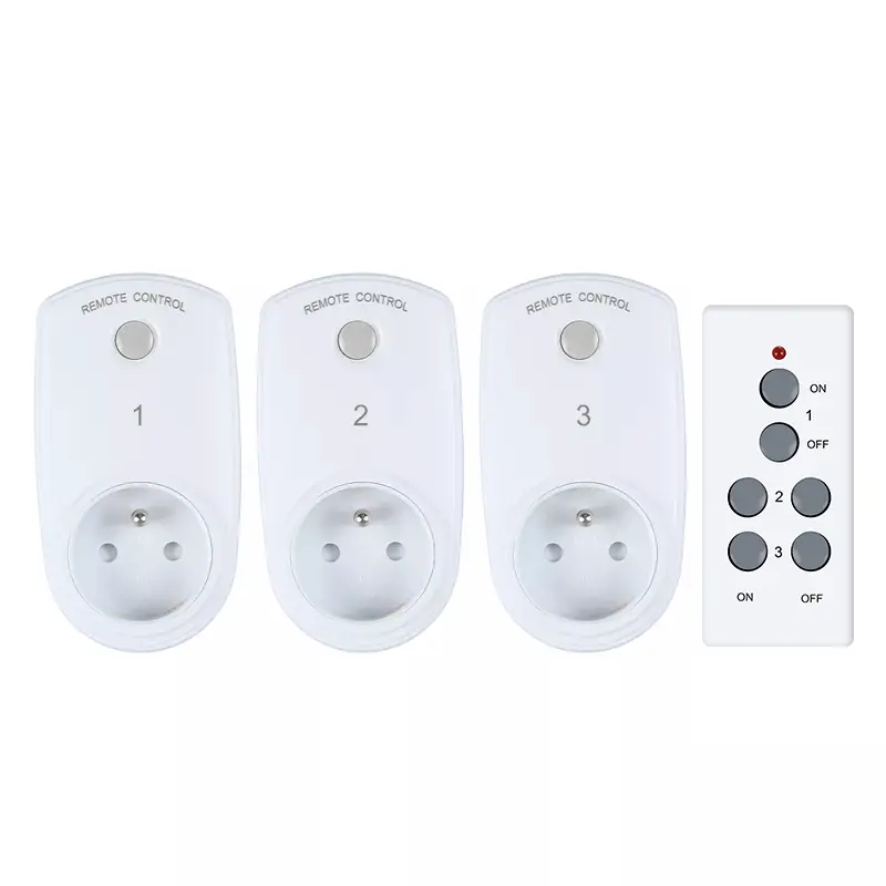 RF433 Mhz Wireless FR Remote Control Socket